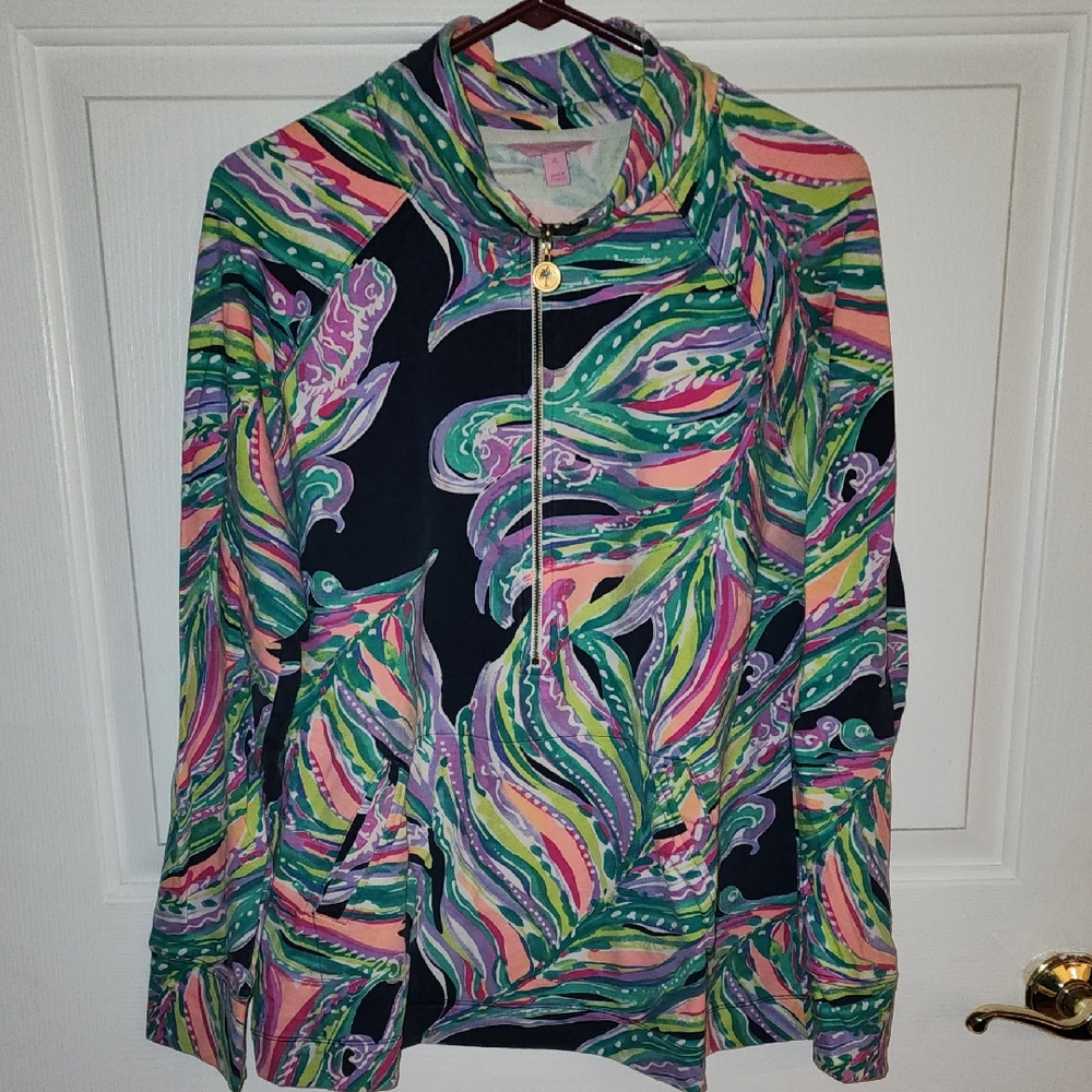 Lilly Pulitzer XL Skipper Popover In Don't Leave Me Hangin'